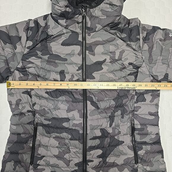 Columbia Womens Camo Powder Lite Hooded Jacket Sz 2XL Omni-heat Quilted Puffer - Picture 9 of 10
